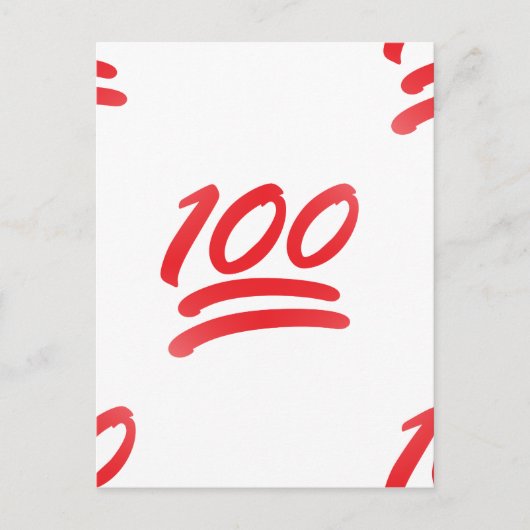 Carte Postale cent émoticônes (Devant)