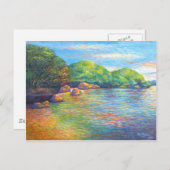 Carte Postale Cent Îles, Philippines (Devant / Derrière)