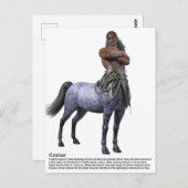 Carte Postale Centaur (Devant / Derrière)
