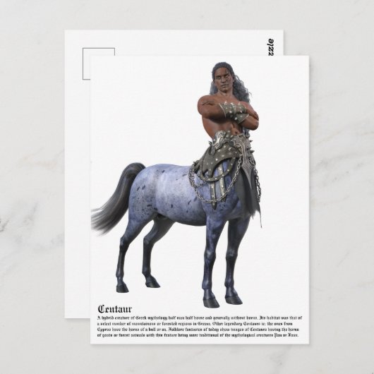 Carte Postale Centaur (Devant / Derrière)