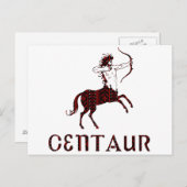 Carte Postale Centaur (Devant / Derrière)