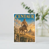 Carte Postale Centaure, Monstre de Fantasy Gothique (Debout devant)