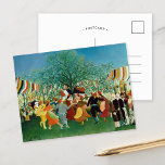 Carte Postale Centenaire de l'indépendance | Henri Rousseau<br><div class="desc">Centenaire de l'indépendance (1892) | Le centenaire de l’indépendance d’Henri Rousseau célèbre le centenaire de la Révolution française. Peint en 1892, l'oeuvre présente une scène joyeuse et vibrante de citadins qui fêtent au milieu des drapeaux, feux d'artifice et festivités dans un parc luxuriant. Le style naïf caractéristique de Rousseau se...</div>