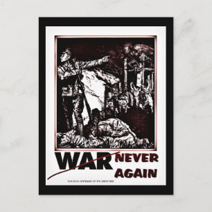 Carte Postale Centenaire dramatique Première Guerre mondiale jam