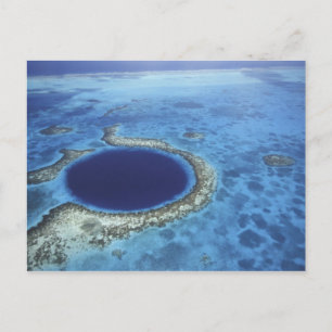 Carte Postale CENTRAL AMERICA, Belize, Large coral reefs off