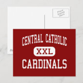 Carte Postale Central Catholic - Cardinaux - High - Reading (Devant / Derrière)