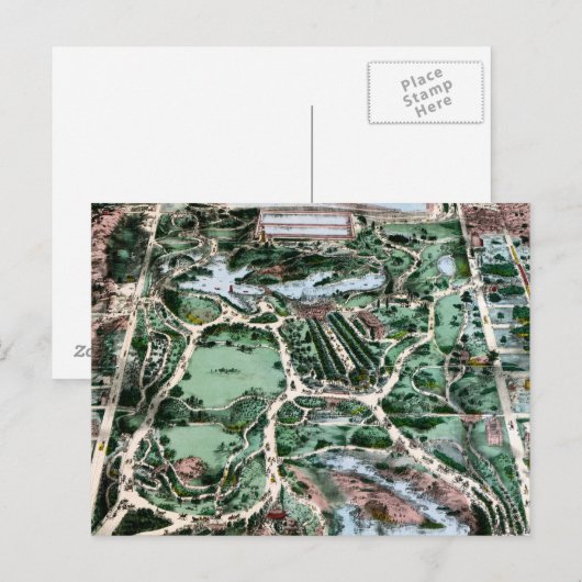 CARTE POSTALE CENTRAL PARK (Devant / Derrière)