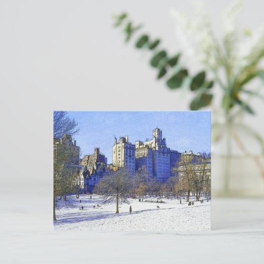 Carte postale "Central Park" (Debout devant)