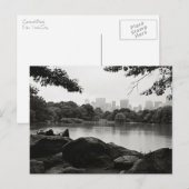 Carte postale Central Park (Devant / Derrière)