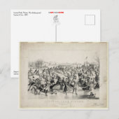 Carte Postale Central Park, 1862, Currier & Ives (Devant / Derrière)