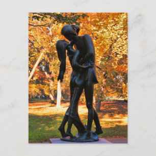 Carte Postale Central Park Autumn : Statue de Roméo et Juliet 02