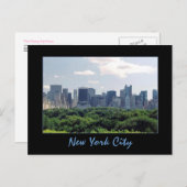 Carte postale Central Park & Central Park South (Devant / Derrière)