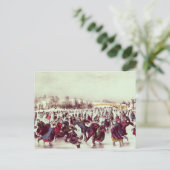 Carte Postale Central Park, Hiver : Le Carnaval de Patinage (Debout devant)