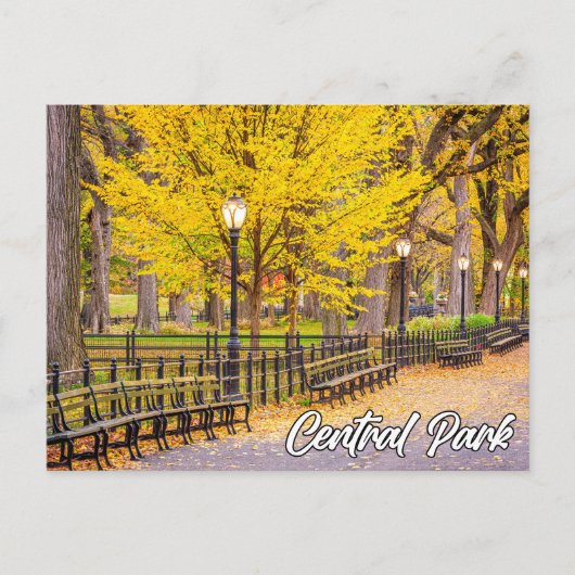Carte Postale Central Park, Manhattan, New York, USA (Devant)