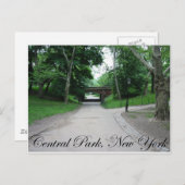 Carte Postale Central Park, New York 2 (Devant / Derrière)