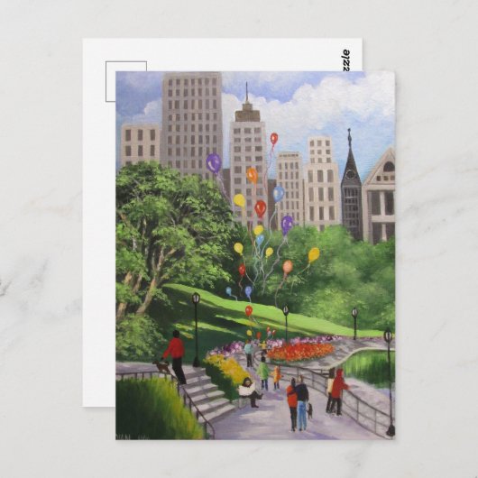 Carte postale Central Park, NY (Devant / Derrière)