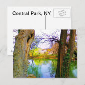 Carte Postale Central Park, NY (Devant / Derrière)