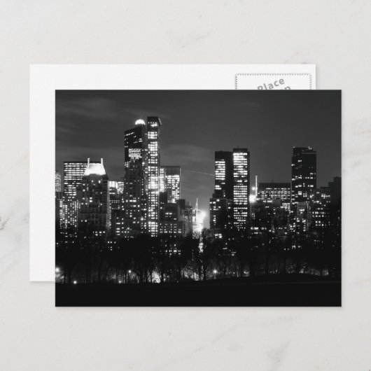 Carte Postale Central Park Sud (Devant / Derrière)