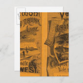 Carte Postale Central Vermont, Grand Trunk Line (Devant / Derrière)