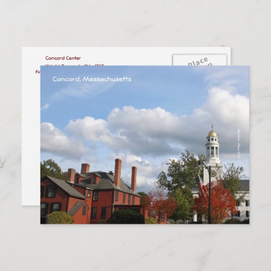 Carte Postale Centre Concord (Devant / Derrière)