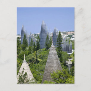 Carte Postale Centre culturel de Tjibaou, Nouméa, Nouvelle-Caléd