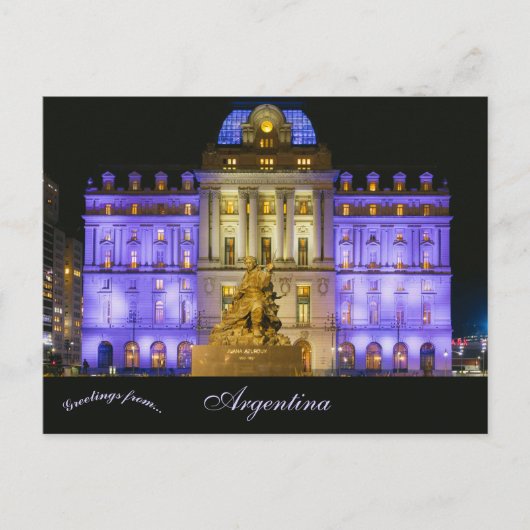 Carte Postale Centre Culturel Kirchner Argentine (Devant)