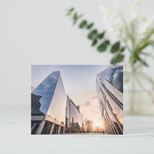 Carte Postale Centre d'affaires moderne (Debout devant)