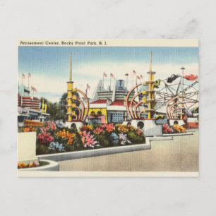Carte Postale Centre d'attractions, Rocky Point Park, Rhode Isla