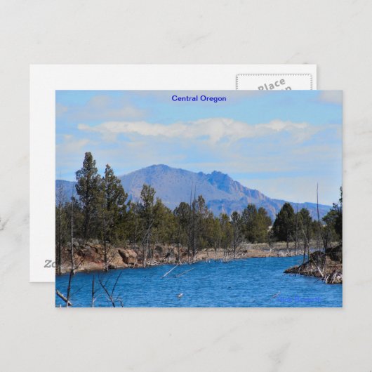 Carte Postale centre de l'Oregon (Devant / Derrière)