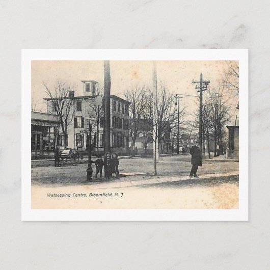 Carte Postale Centre de traitement des eaux, Bloomfield, New Jer (Devant)