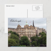 Carte Postale centre d'edinburgh (Devant / Derrière)
