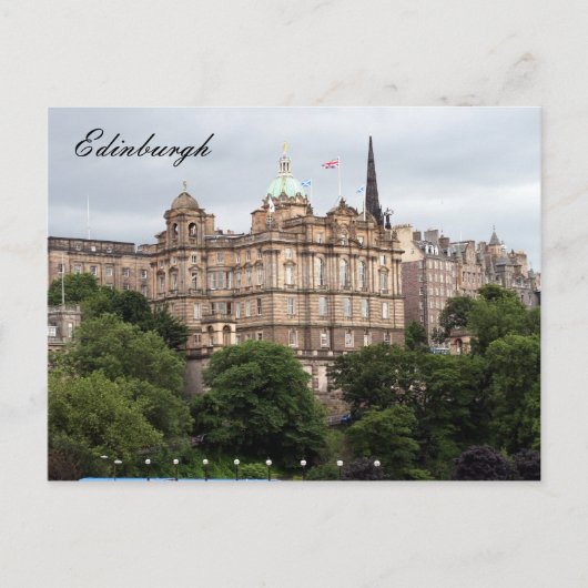 Carte Postale centre d'edinburgh (Devant)