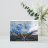 Carte Postale centre des arts nuages (Debout devant)