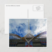 Carte Postale centre des arts nuages (Devant / Derrière)