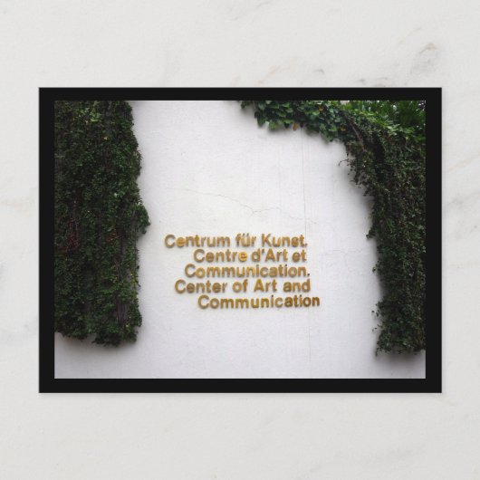 Carte Postale centre des arts vaduz (Devant)