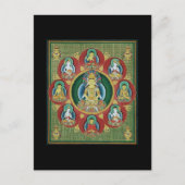 Carte Postale Centre d'un Taizokai Mandala (Devant)