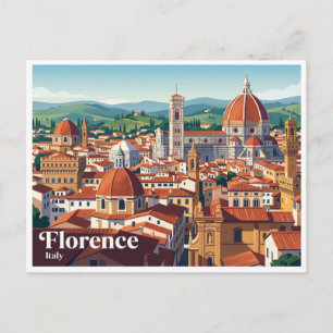 Carte Postale Centre historique de Florence Italie