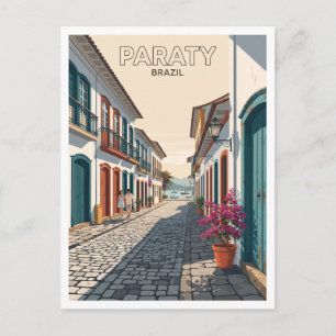 Carte Postale Centre Historique de Paraty au Brésil Souvenir de