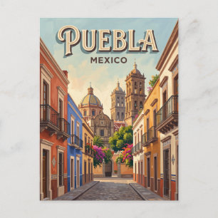 Carte Postale Centre historique de Puebla au Mexique