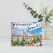 Carte Postale Centre historique de Saint-Jacques-de-Compostelle  (Debout devant)