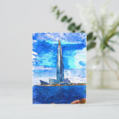 Carte Postale Centre Lakhta, Lahta, Saint-Pétersbourg / Russie. (Debout devant)