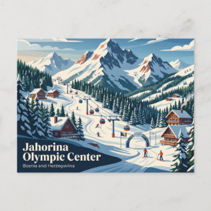 Carte Postale Centre olympique de Jahorina Bosnie-Herzégovine