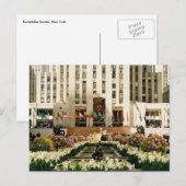 Carte Postale centre Rockefeller (Devant / Derrière)