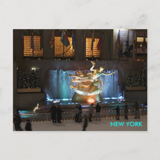 Carte Postale centre rockerfella (Devant)