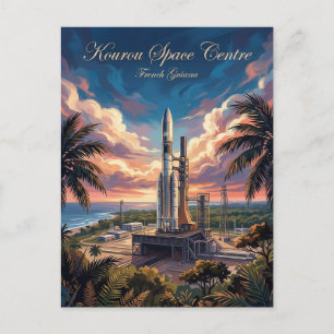Carte Postale Centre spatial guyanais Guyane française