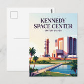 Carte Postale Centre spatial Kennedy Floride (Devant / Derrière)