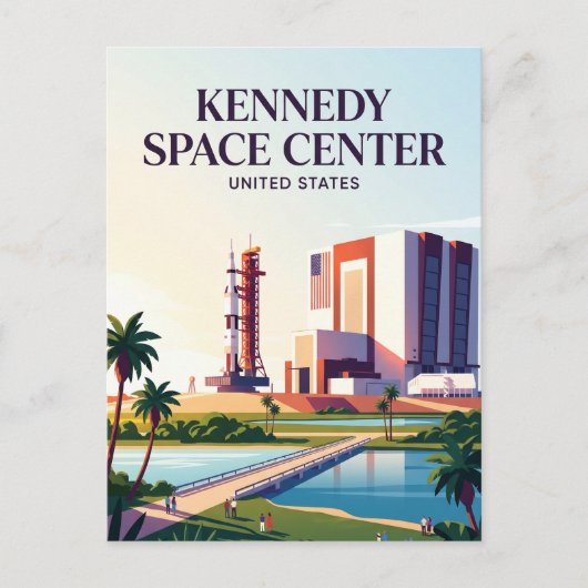 Carte Postale Centre spatial Kennedy Floride (Devant)