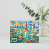 Carte Postale Centre spatial Kennedy Floride (Debout devant)