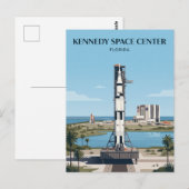 Carte Postale Centre spatial Kennedy Floride (Devant / Derrière)