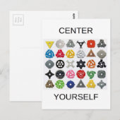 Carte Postale Centre-toi (Devant / Derrière)